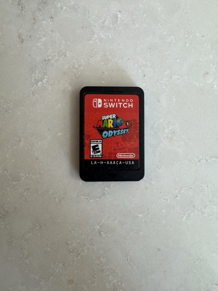 Super Mario Odyssey (Nintendo Switch, 2017) Cartridge Only Tested Clean