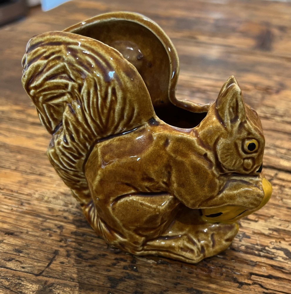 McCoy Pottery Squirrel Planter