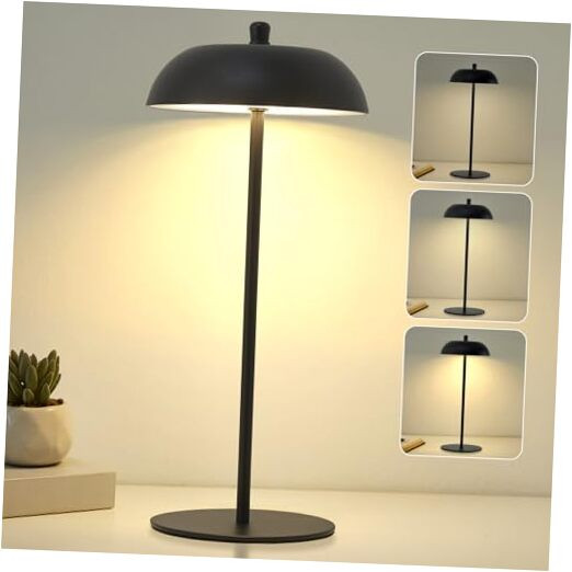 Cordless Rechargeable Adjustable Height 3-Way LED Table Desk Lamp