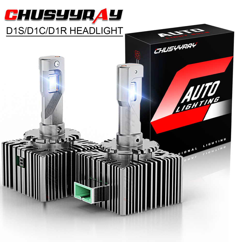 2x D1S D1R 200W LED Headlight Bulbs 6000K High Low Beam HID Conversion Kit