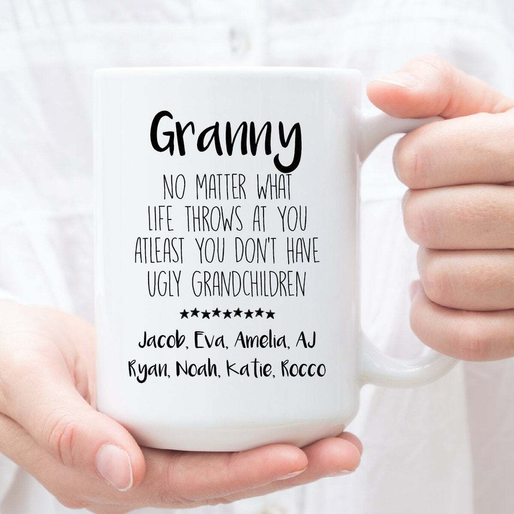 Personalized Gift For Granny Funny Granny Mug Christmas Birthday Cup For Granny