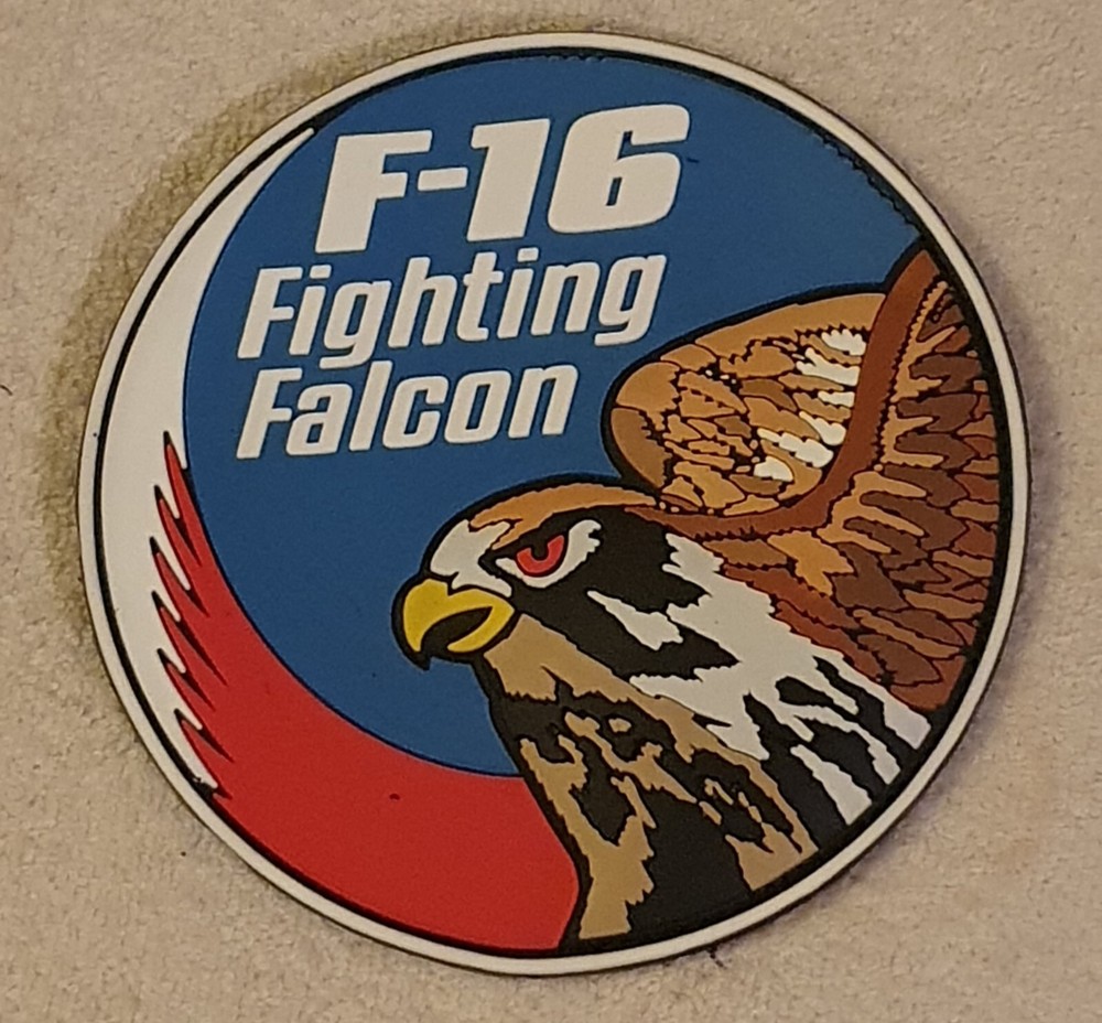 Rare Bahrain Air Force F-16 PVC Patch Collectible Military