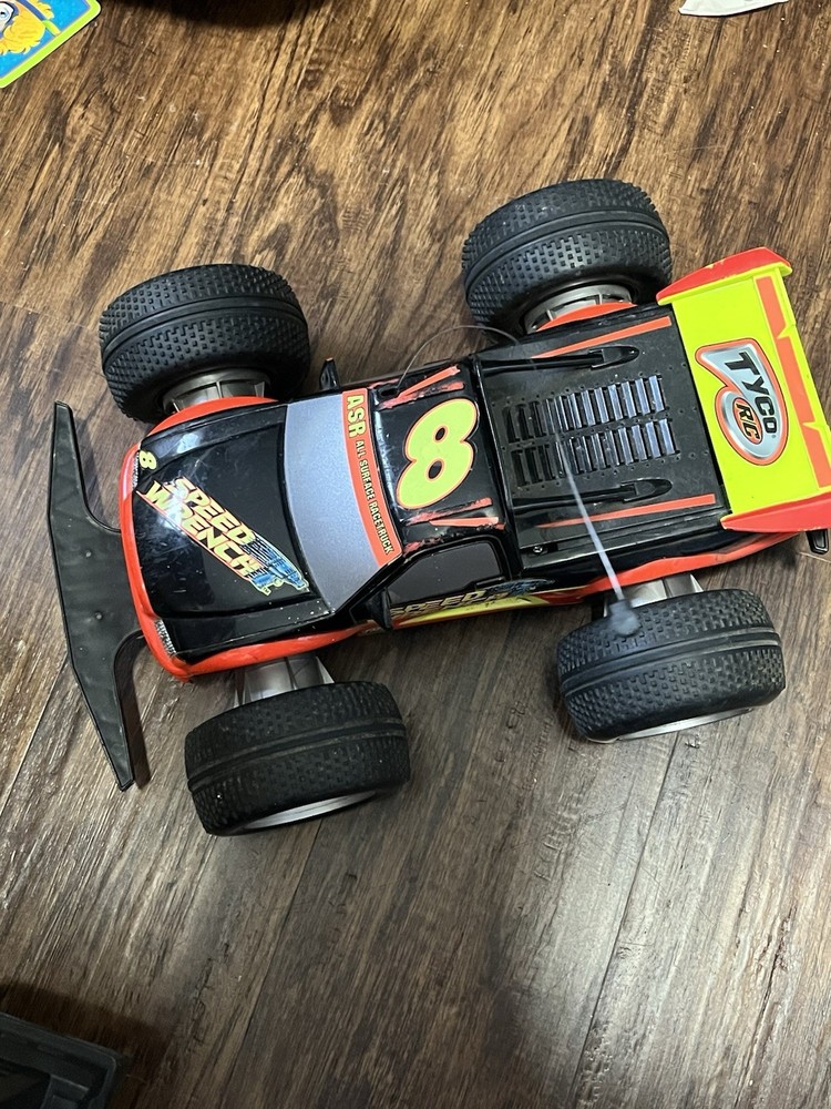 Vintage Tyco R/C Speed Wrench Remote Car for Parts Repair Untested