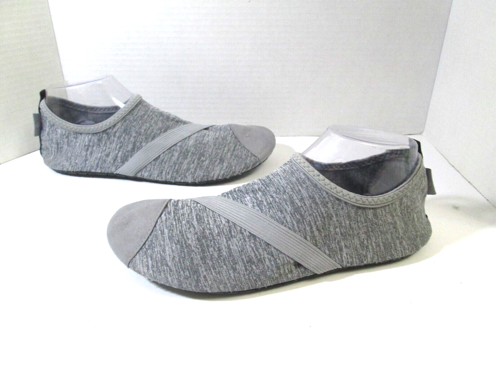 FitKicks Womens  Active Lifestyle Footwear Gray Size XL (9.5-10.5) EUC  B11