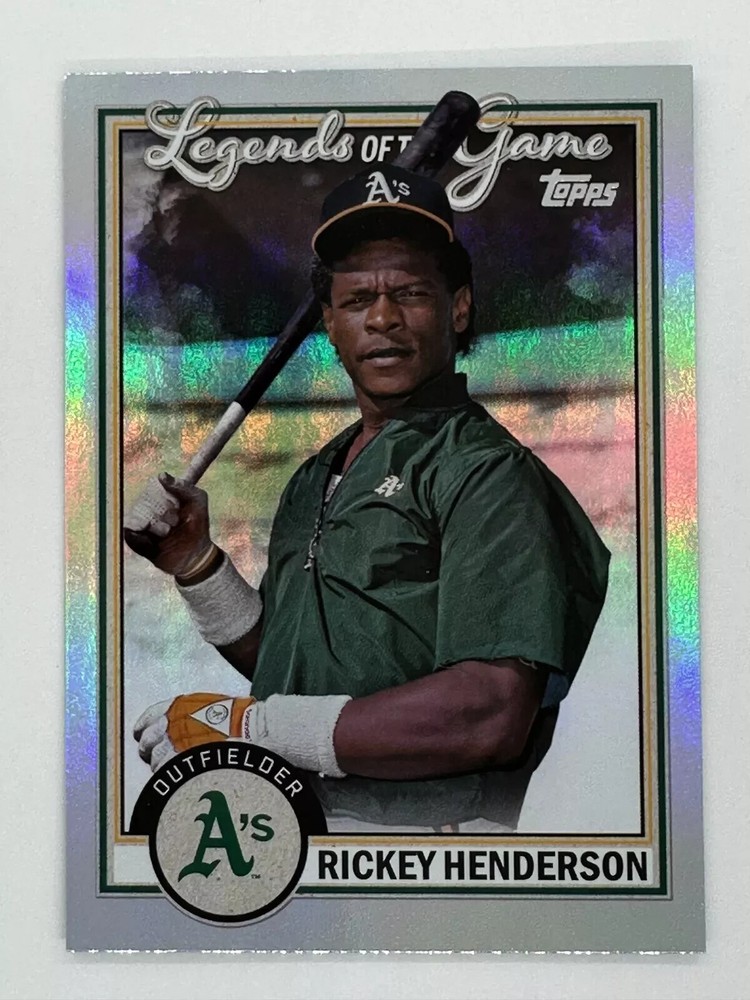 2023 Topps Series 2 Legends of the Game Rickey Henderson #LG-12