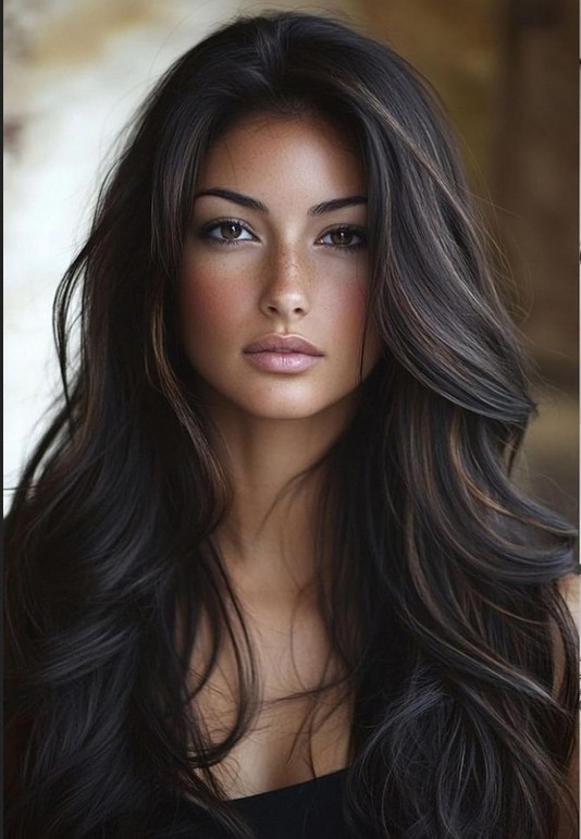 Highlight Black Brown Wave Remy Hair Wig 100% Human Hair 13x4 Lace Front Wigs