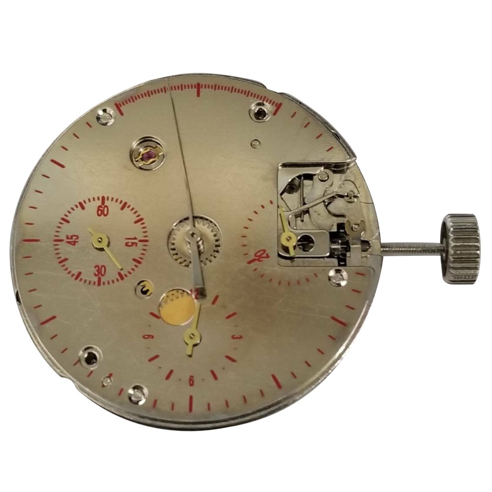 Seagull ST1903 TY2902 Hand-Winding Chronograph 3-Eye Mechanical Watch Movement