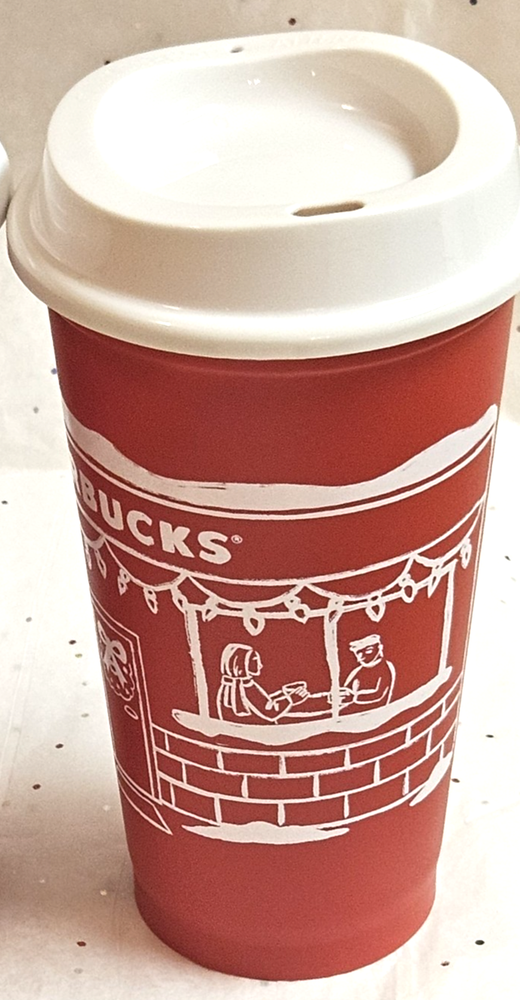 Starbucks Christmas 2025 Red Cup  16oz Reusable Hot & Cold Cup..