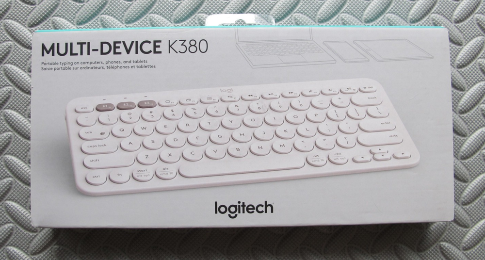 Logitech K380 Pebble Wireless Multi-Device Keyboard White