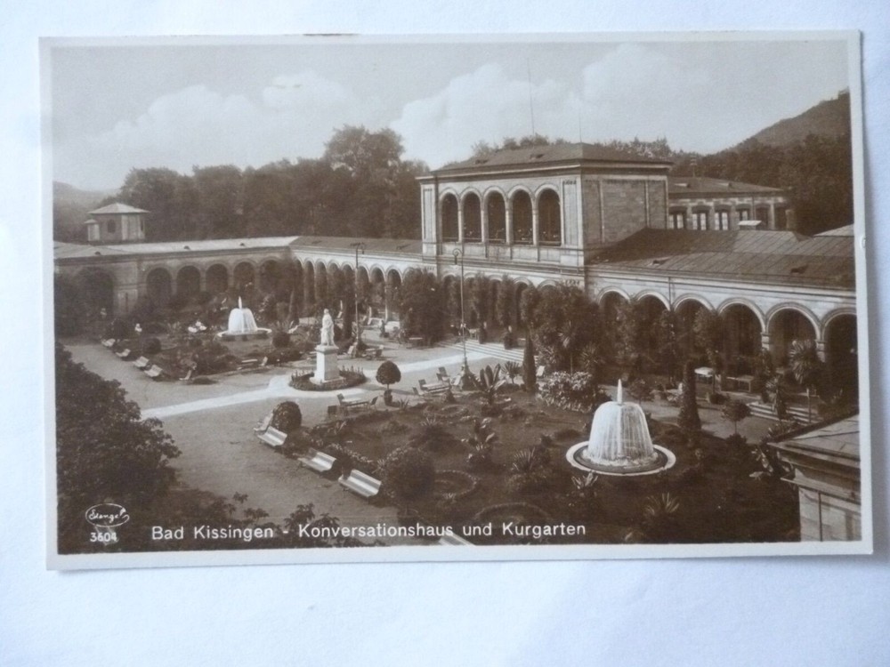 Ansichtskarte Bad Kissingen Konversationshaus und Kurgarten (Nr.602)