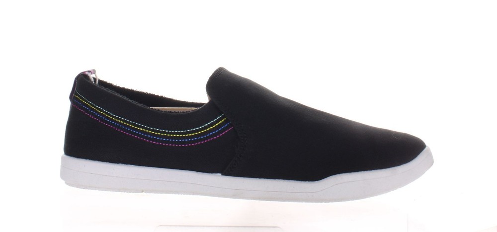 Vionic Womens Marshall Black Casual Flats Size 9 Comfort Slip-On Shoes