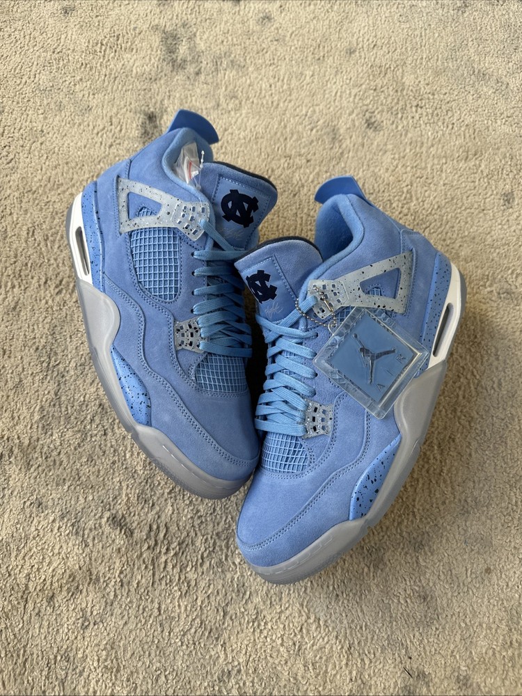 Size 11 - Nike Air Jordan 4 X UNC Football Player Edition PE Sample NEW NO BOX