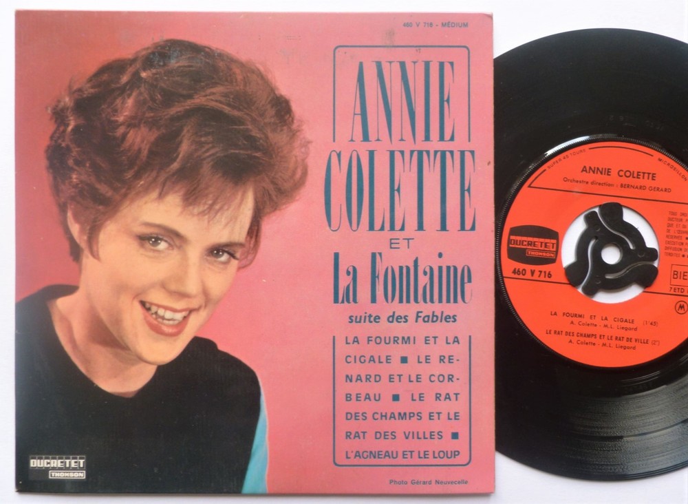 Annie Colette Annie Colette EP Ducretet 460V716 EX/EX 1960s French pressing in p