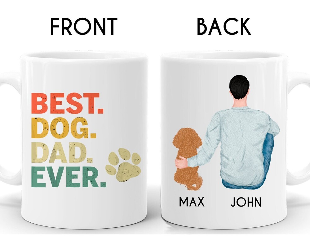 Personalized Bichon Frise Mug Bichon Frise Dad Mug Bichon Frise Lover Mug Bichon