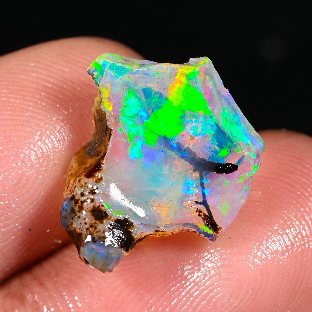 Rare Opal Rough Loose Gemstone Natural Ethiopian Opal Rough Opal Jewelry M-110