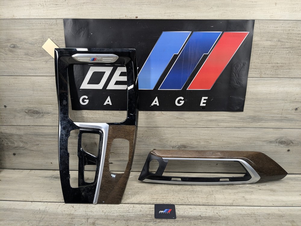 OEM BMW G01 G02 F97 F98 X3 X4 Dash Panel Central Console Wood Trim Cover Bezel