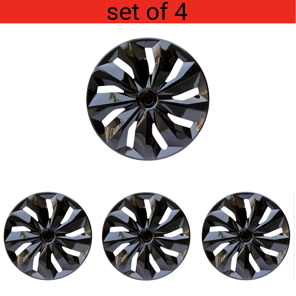 4PC 15 Inch Universal ABS Snap-On Hub Caps Wheel Covers Set of 4
