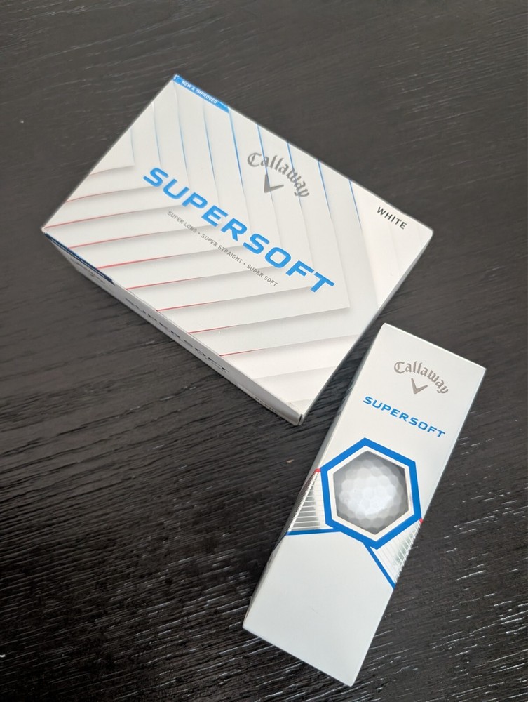New Callaway Supersoft Golf Balls for Long Straight Shots Unopened