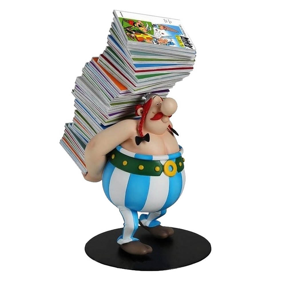 Plastoy SAS 124 - Obelix trägt Bücherstapel, 14.00 x 13.00 x 25.00 Verlag