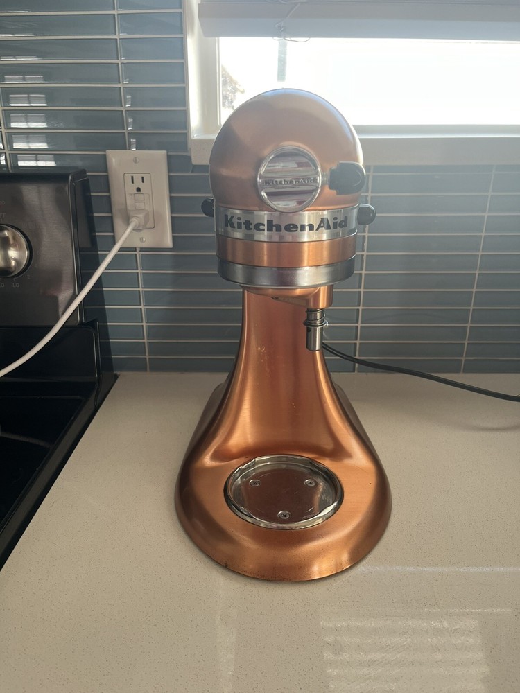 RARE KitchenAid Artisan Series Copper 5 Qt. 10-Speed Stand Mixer - WITH WEAR