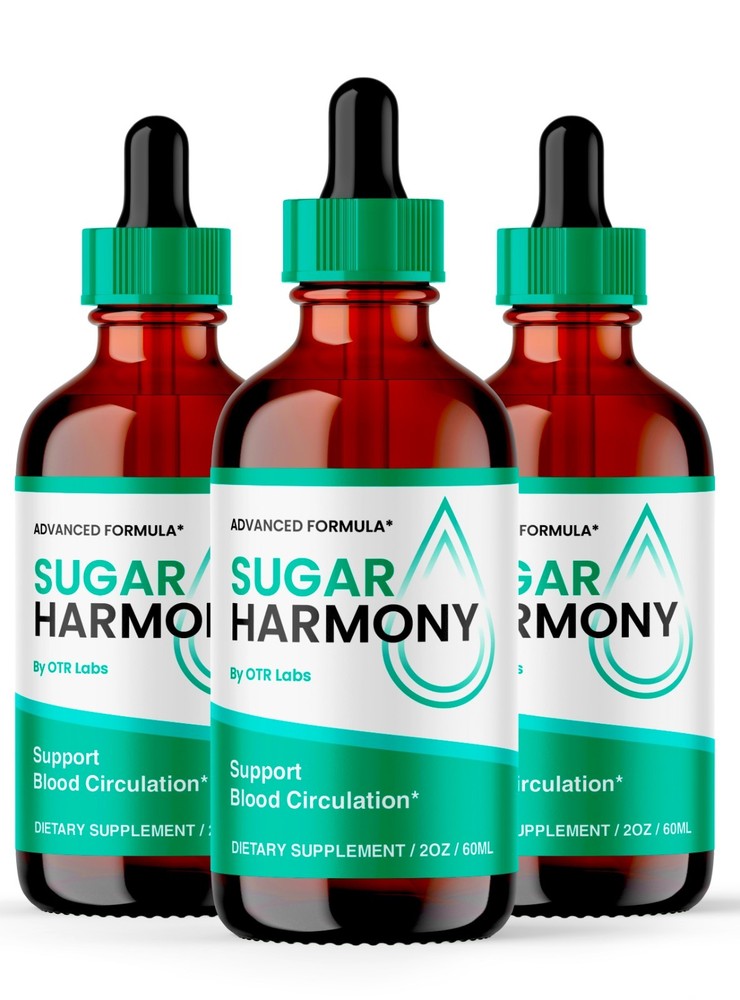 Sugar Harmony Now Drops Advanced Blood Health Support Formula Droppers (3 Pack)
