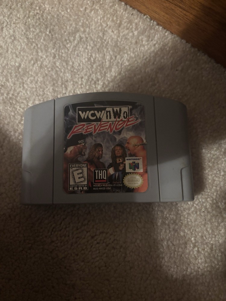 WCW Vs NWO Revenge Nintendo 64 n64 Tested Working Cartridge Only