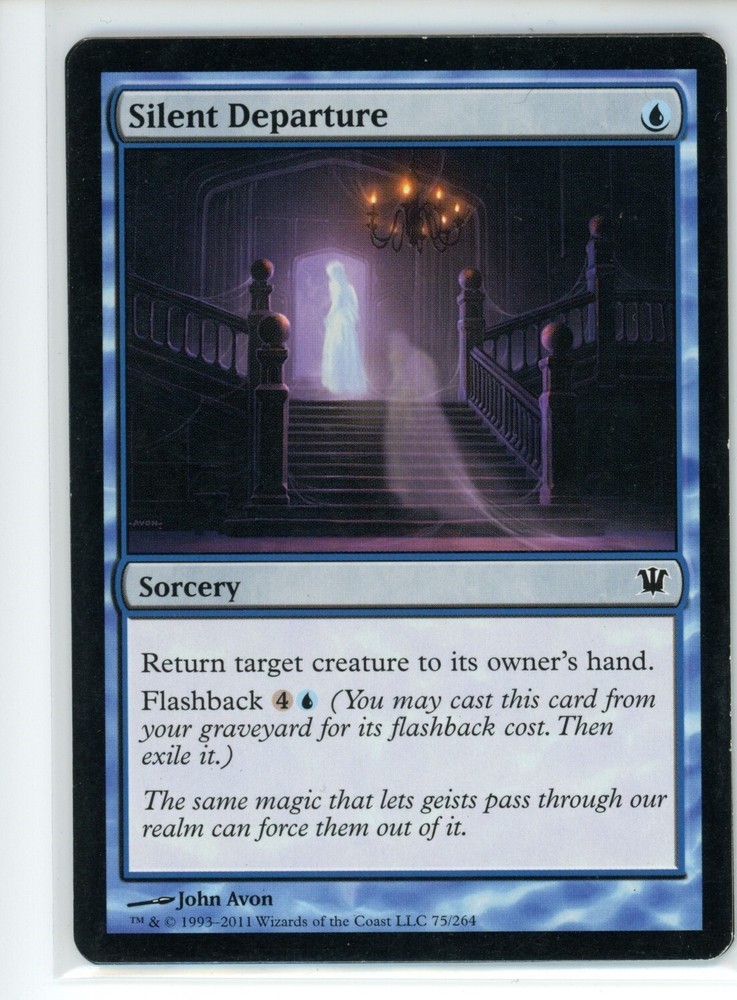 Silent Departure Innistrad #75 ISD NM MTG Card Rare Foil