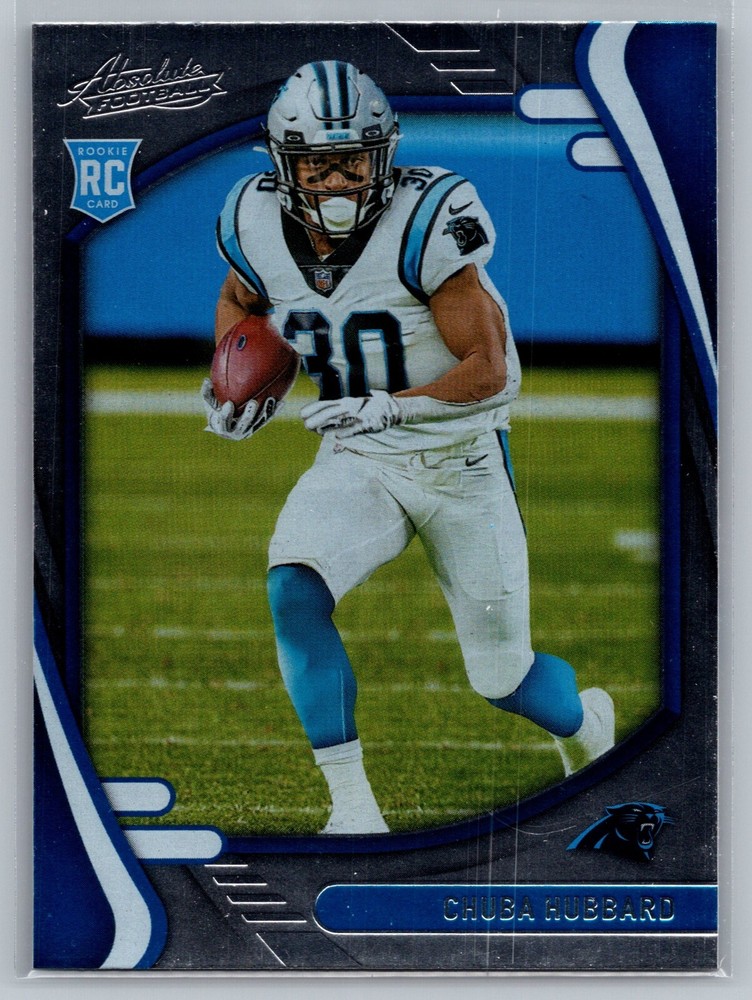 2021 Panini Absolute Rookie Card #134 Chuba Hubbard RC