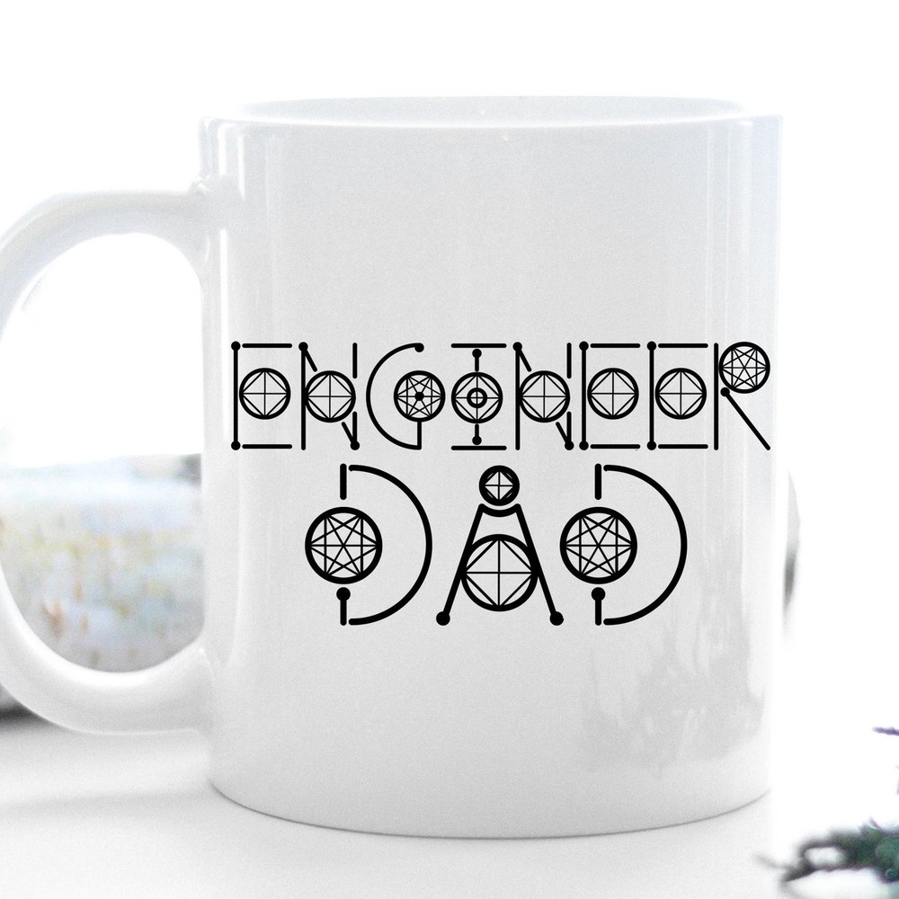 Taza de café padre regalo para ingeniero papá de hija