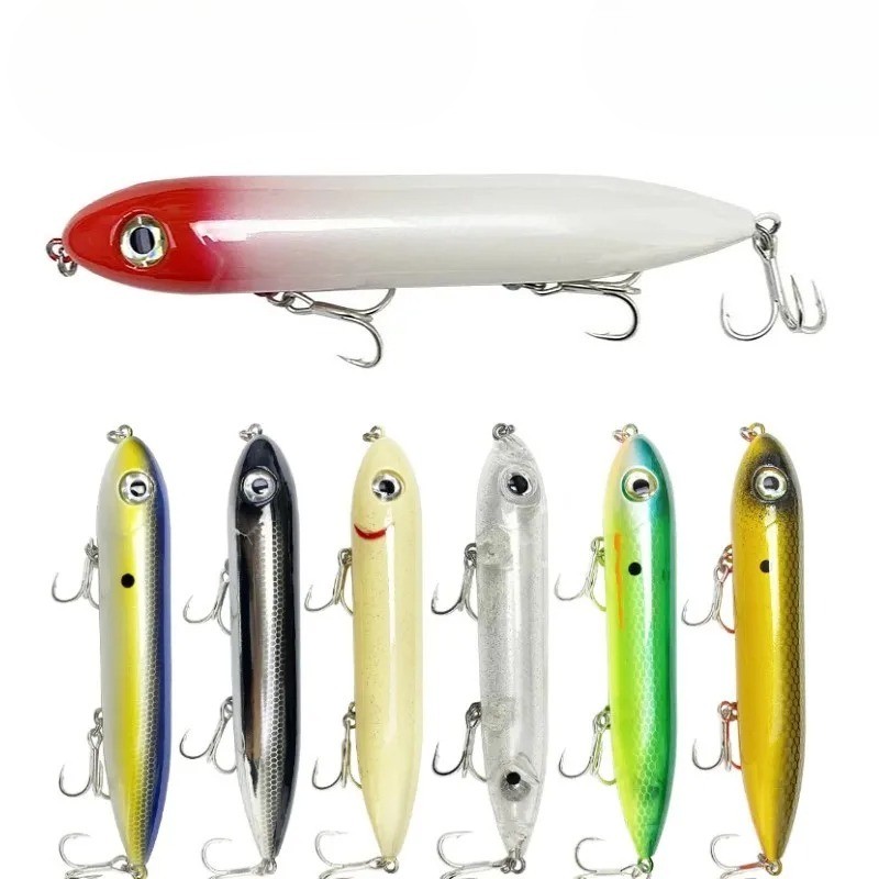 Seabass Fishing Lure Topwater Bar Lure Surface Walk The Dog Bass StickBait WTD