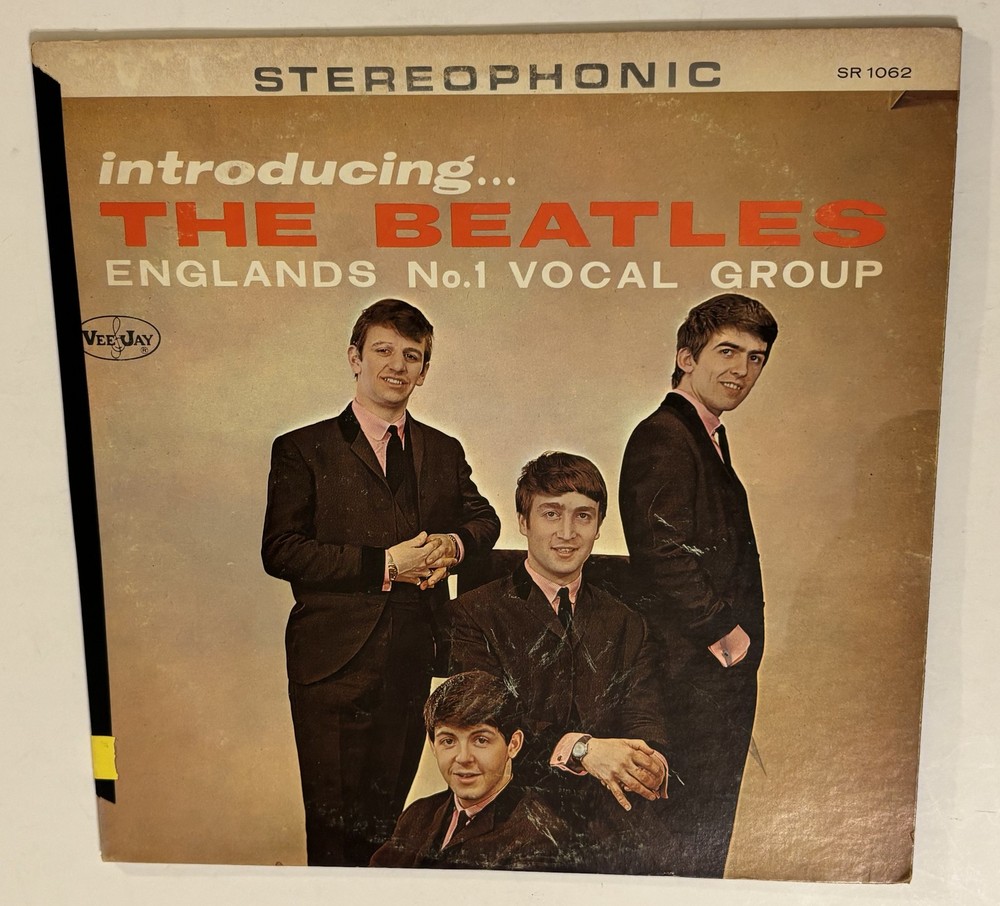 Introducing The Beatles VEE JAY VJLP 1062 SR 1062 Stereo Vinyl LP Black Record