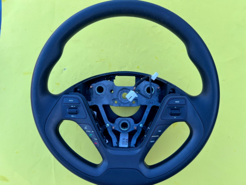 2011-2017 KIA FORTE STEERING WHEEL BLACK WITH CRUISE & FUNCTIONS OEM