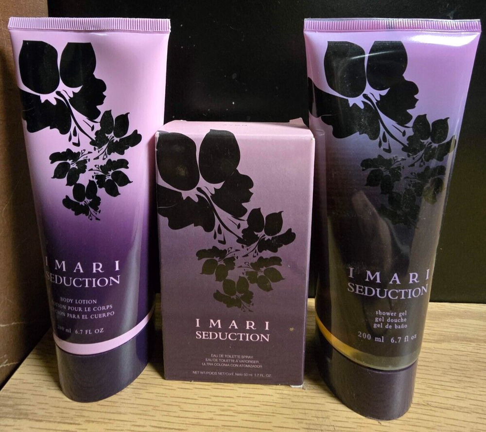 Avon Imari Seduction 3pc set - Full Size Perfume, Body Lotion, and Shower Gel-image