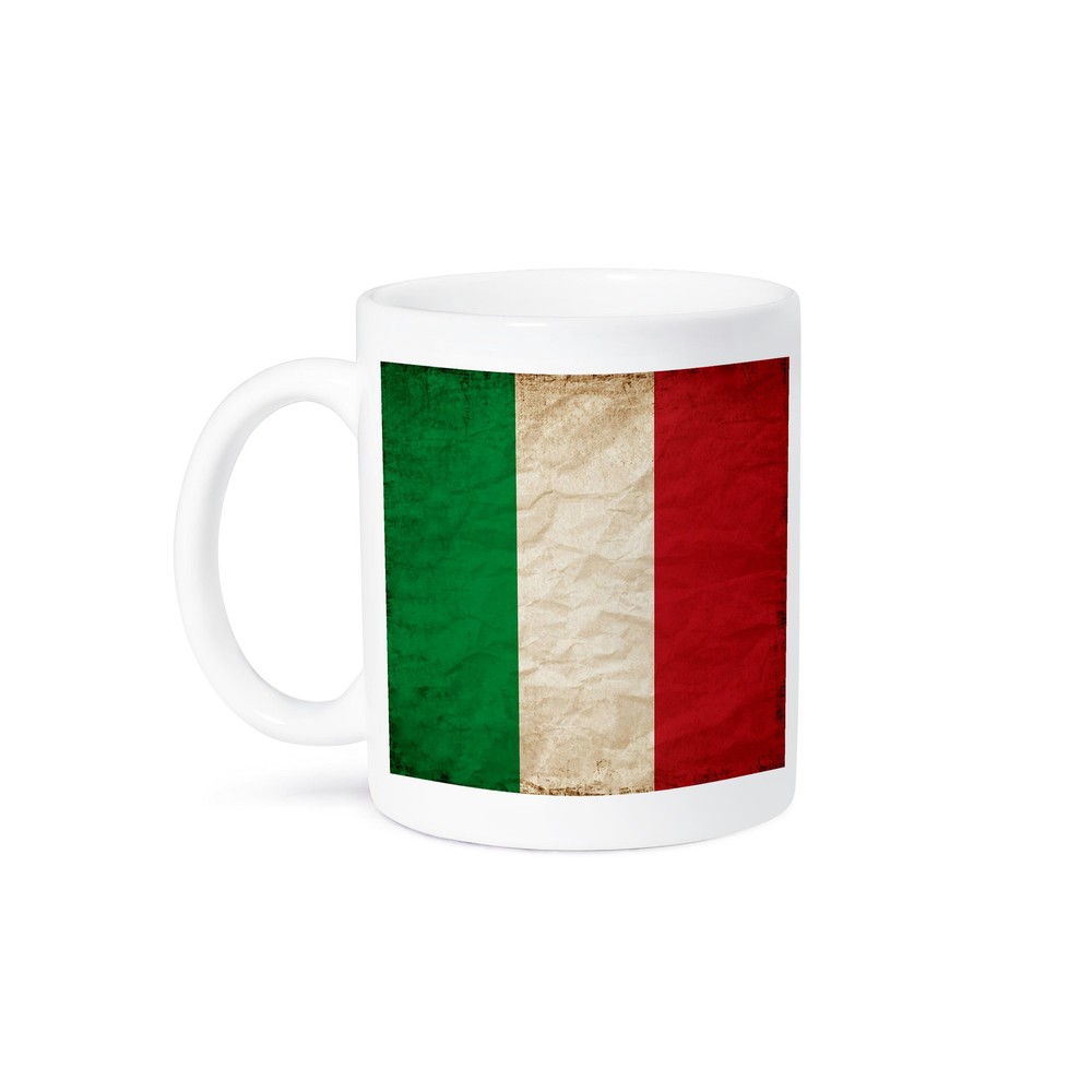 3dRose, Italian Flag Old Look Trendy Work , Mug
