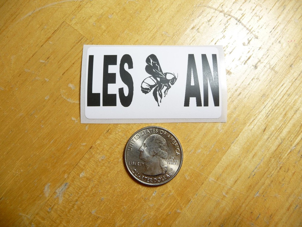 LES BEE AN Decal Bulk Pack - 50 Count Available for Custom Designs