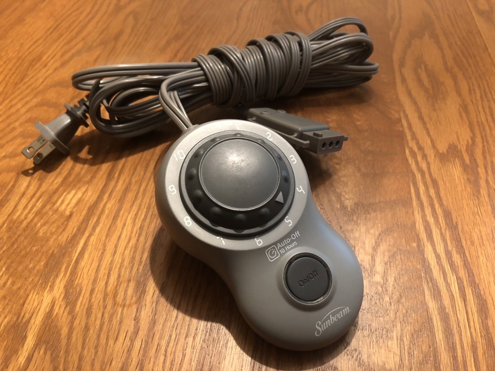 Sunbeam Electric Blanket Cord Replacement Controller Style S85A Gray