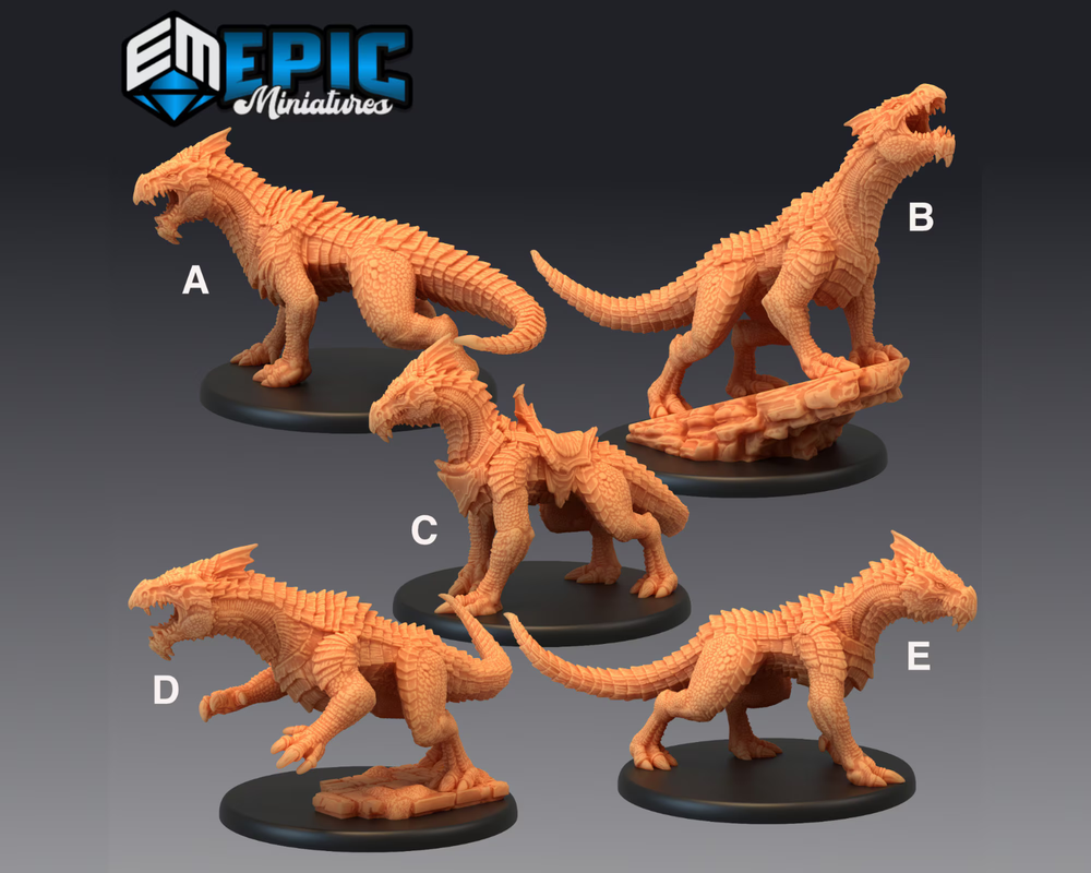 White Guard Drake (Wingless Dragon)