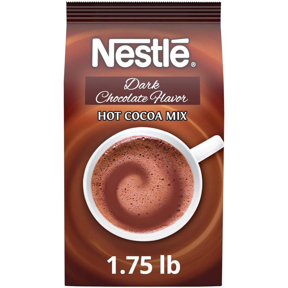 Nestle Hot Chocolate Mix, Dark Chocolate Flavor Hot Cocoa, Bulk Whipped Cocoa...