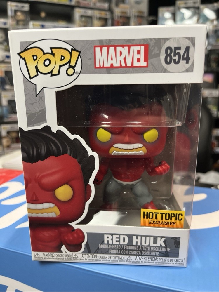 Funko Pop! Marvel - Red Hulk - Hot Topic (Exclusive) #854