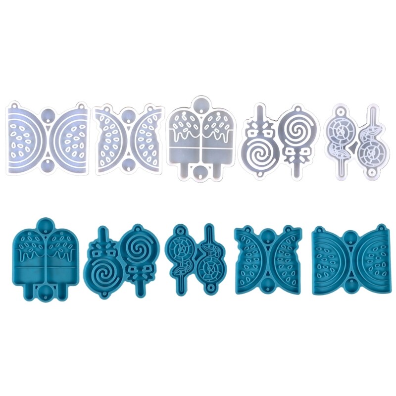 5X Earring Epoxy Resin Silicone Mold Jewelry Making for Beginner DIY Epoxy Tools