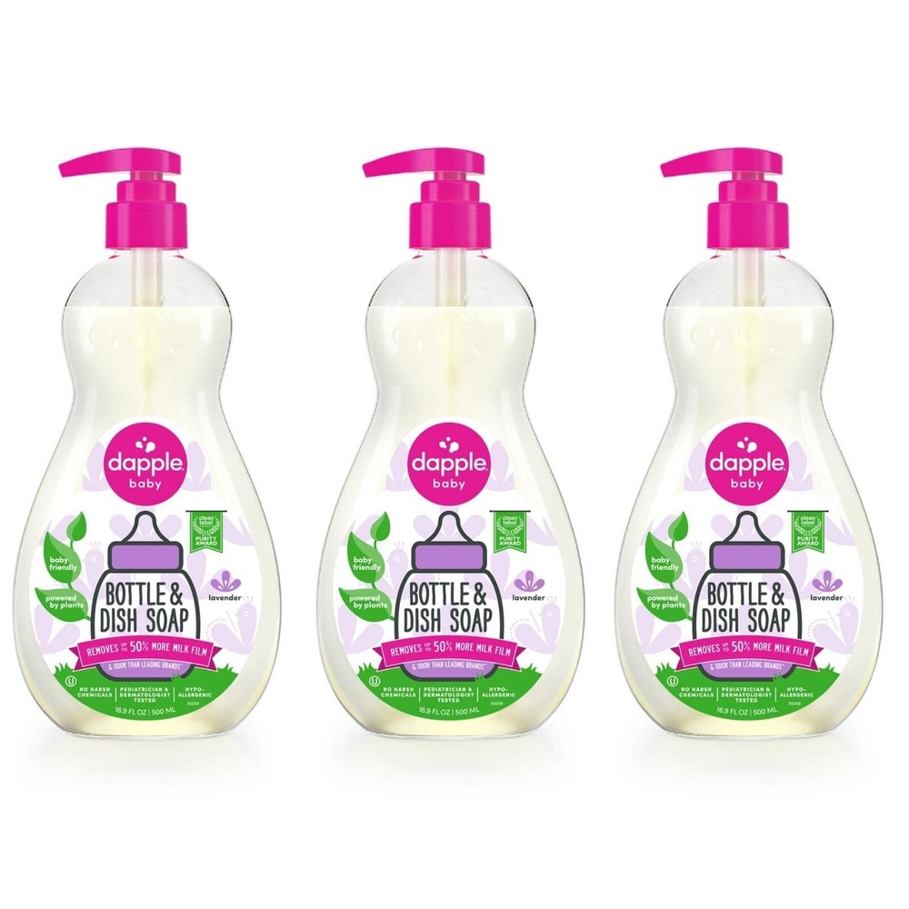 Gentle Plant-Based Baby Bottle Soap Hypoallergenic Dish Cleaner