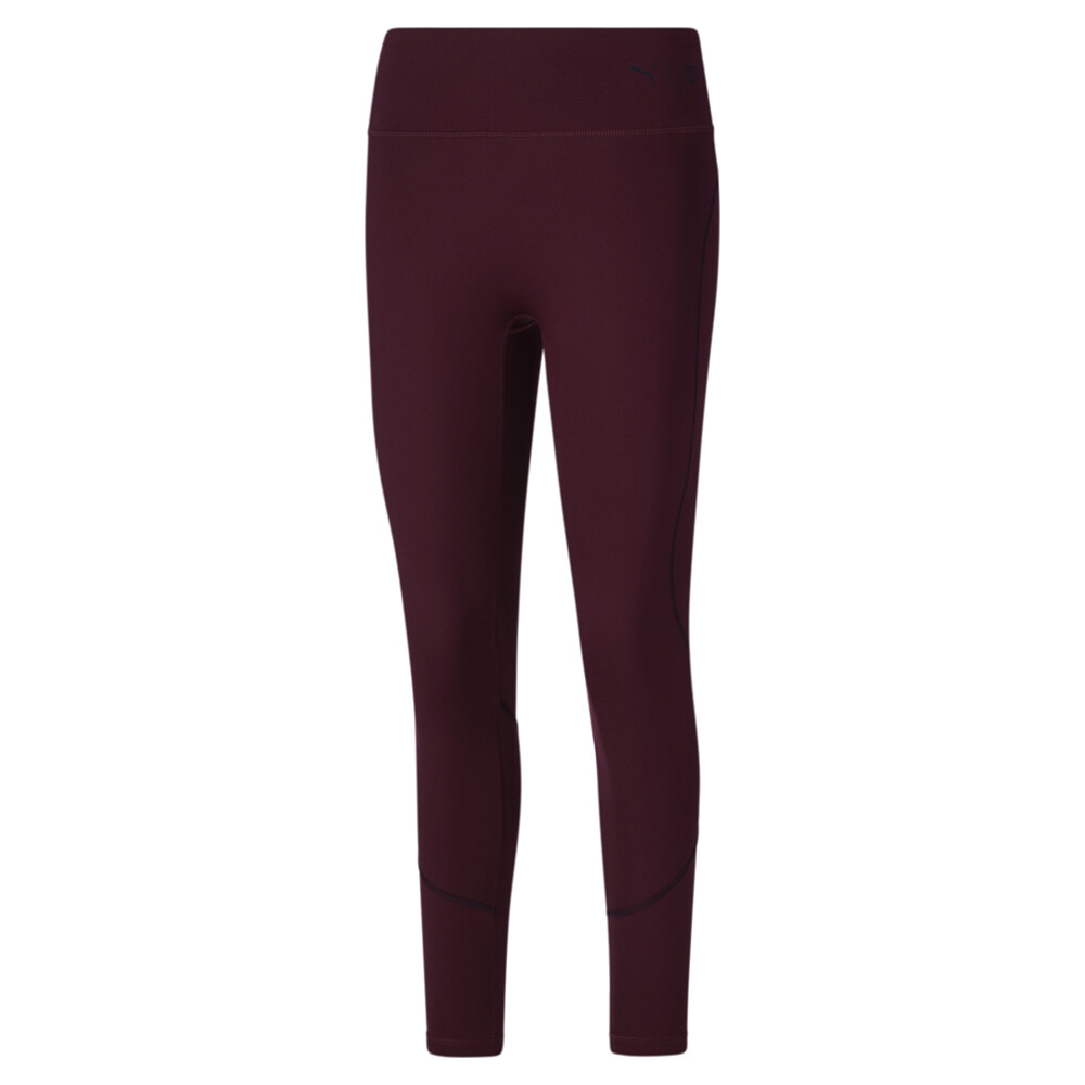 Puma First Mile X High Waisted 78 Athletic Leggings Womens Purple Athletic Casua