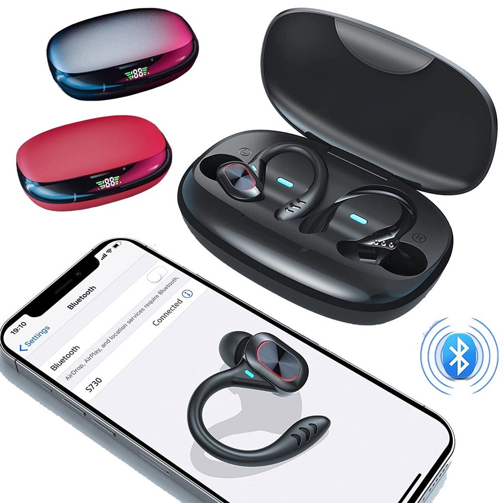Bluetooth Headsets Wireless Earphones Ear Hook For Samsung Galaxy A Series Phone