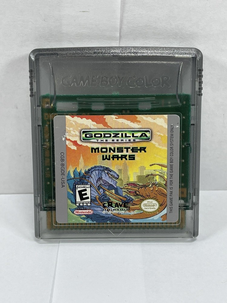 Godzilla Monster Wars Nintendo Gameboy Color Authentic Tested Working