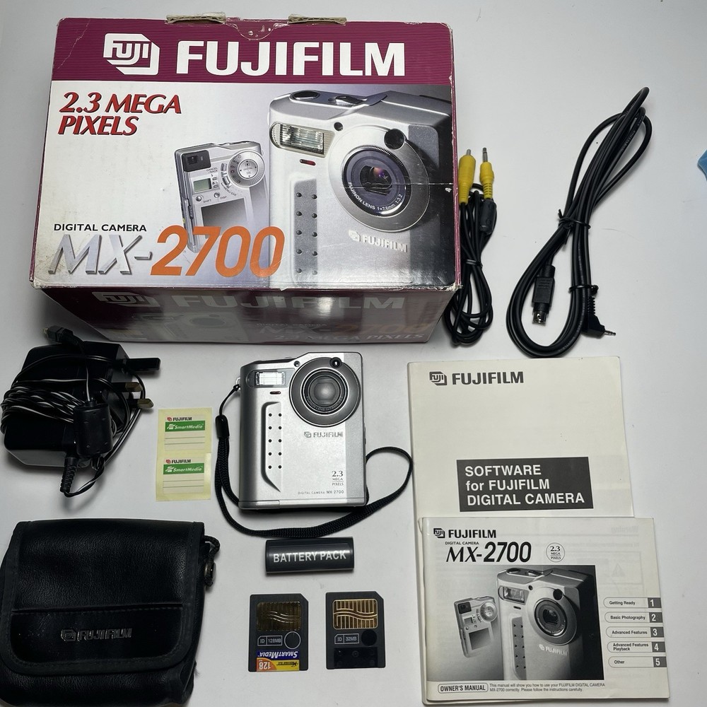 Fujifilm MX-2700 2.3MP Y2K Retro Digital Camera with Box & Accessories