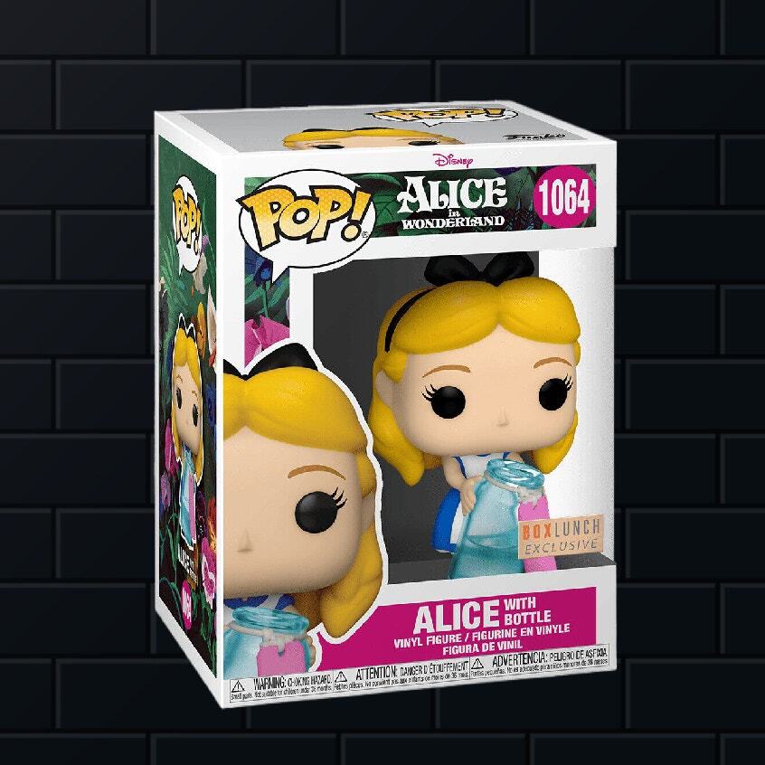 Disney Alice in Wonderland with Bottle Box Lunch Exclusive Funko Pop 1064