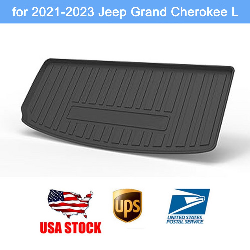 TPO Cargo Trunk Liner Mat Floor Carpet fit for Jeep Grand Cherokee L 2021-2023