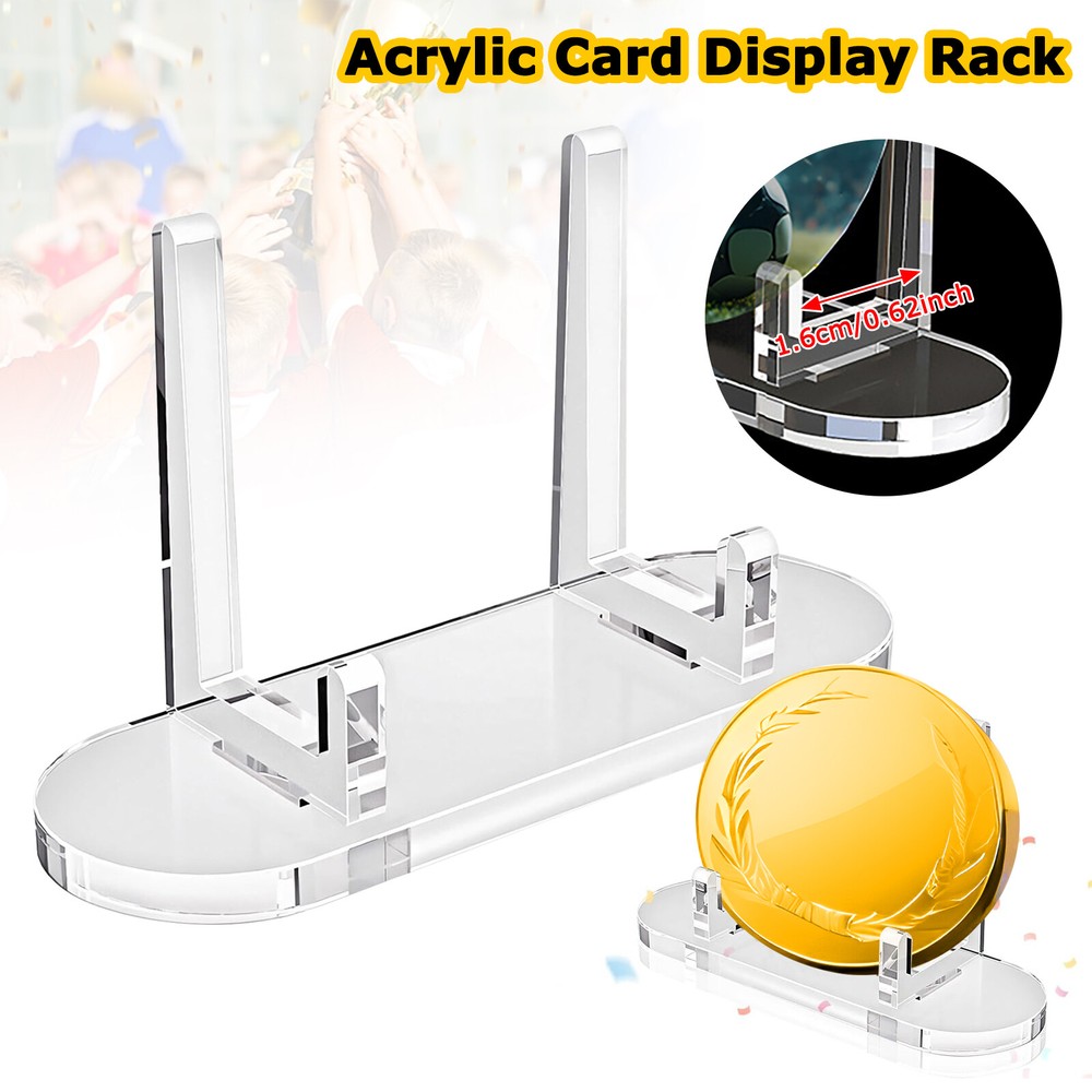 Clear Acrylic Sports Trading Card Display Stand Organizer