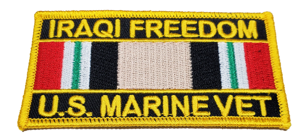 USMC MARINE CORPS OPERATION IRAQI FREEDOM OIF VETERAN W/ CAMPAIGN RIBBON PATCH
