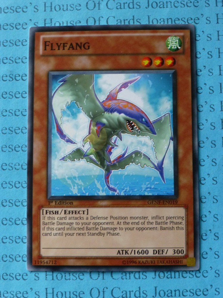 Flyfang GENF-EN019 Common Yu-Gi-Oh 1st Edition Mint Condition Card